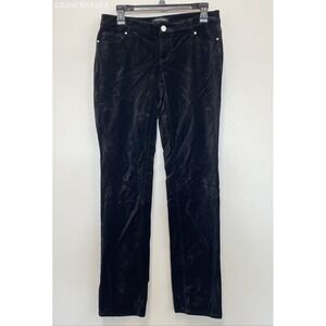 White House Black Market Black Women's Slim Leg Pants‎ - Size 2R